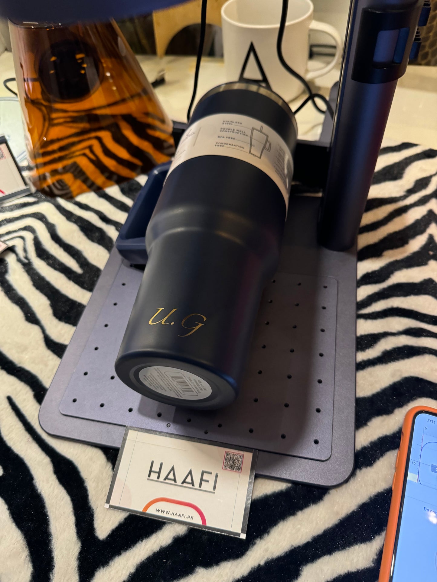 40 oz Personalised Tumbler (Black)