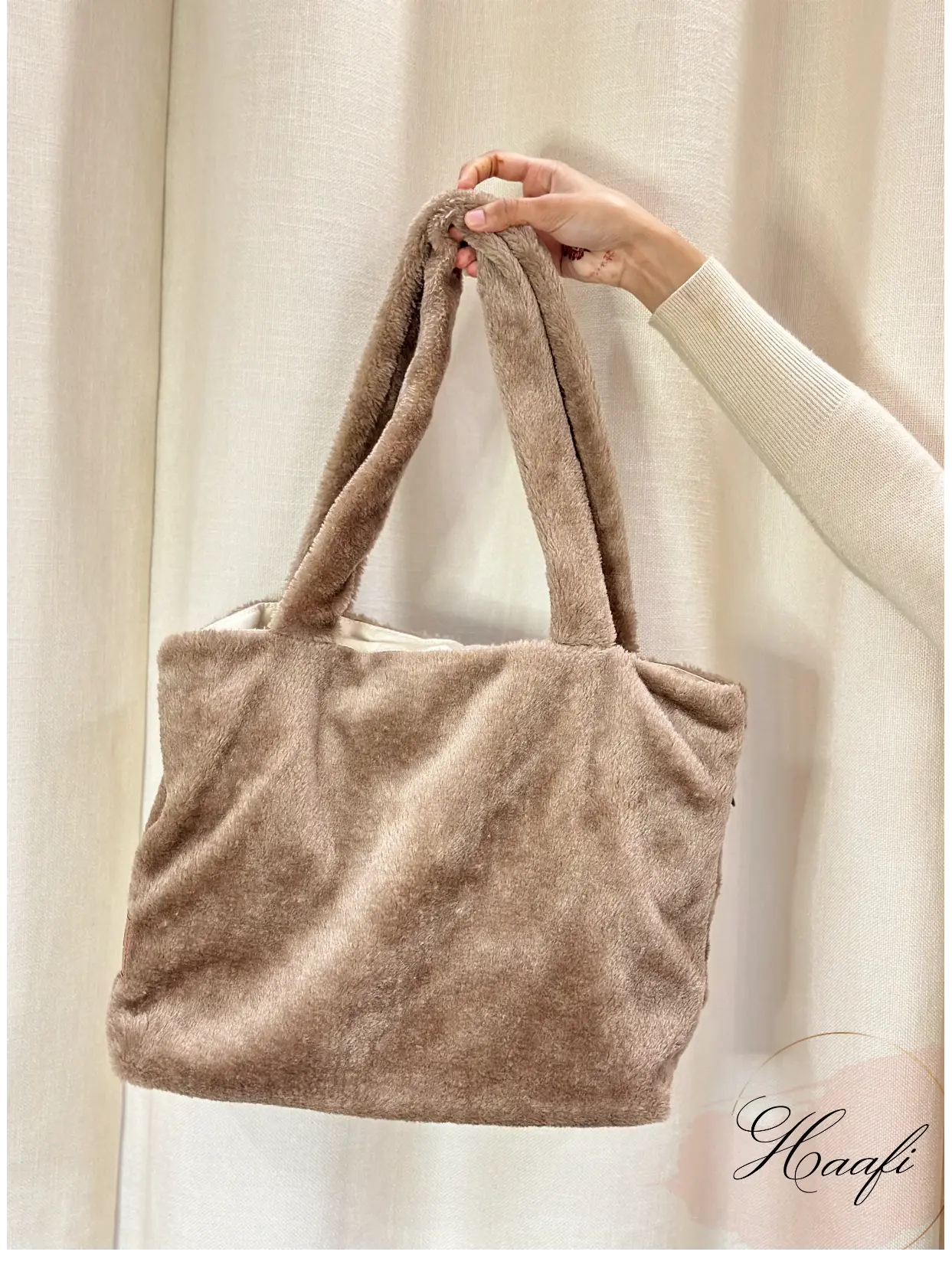 Hush Fur Tote - Honey Brown