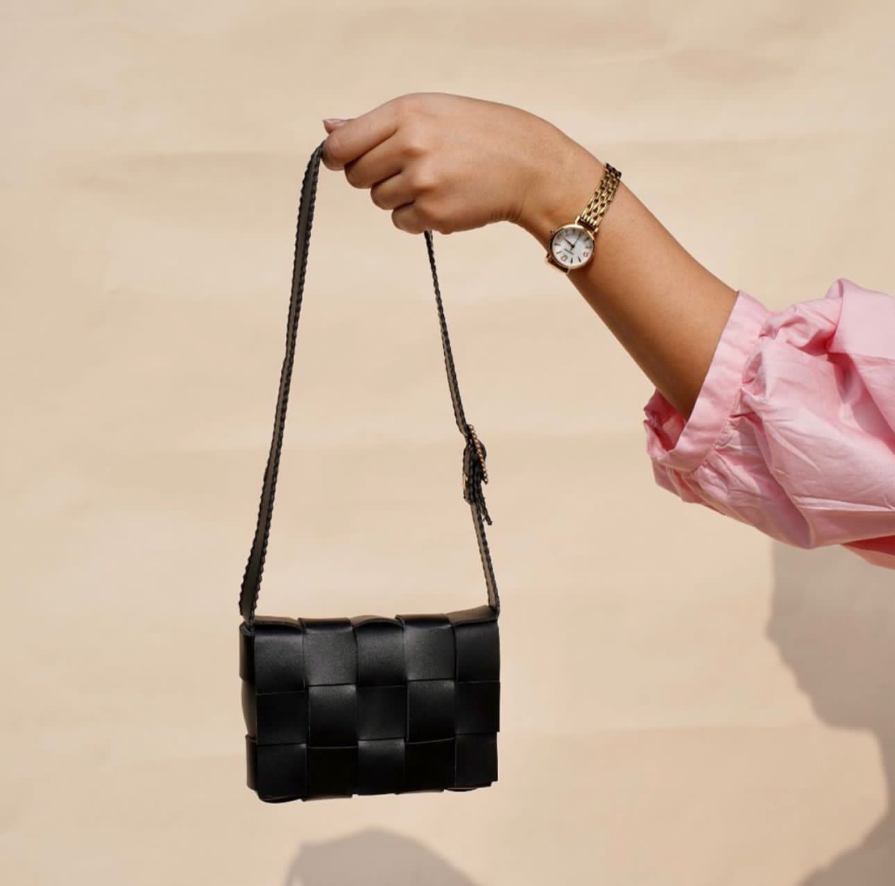 Weave Crossbody - Black