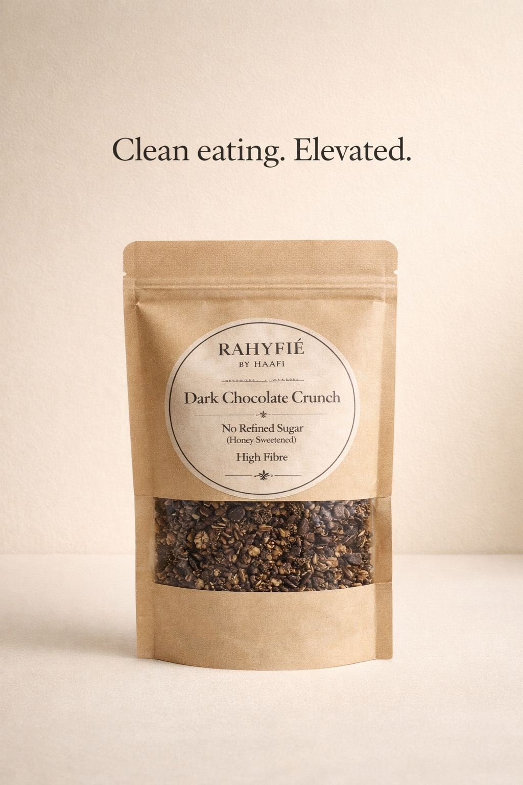 Rahyfie Dark Chocolate Granola (Guilt-Free & No Refined Sugar)
