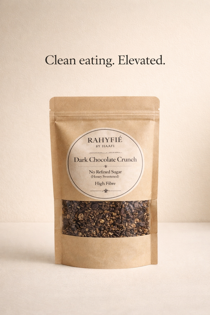 Rahyfie Dark Chocolate Granola (Guilt-Free & No Refined Sugar)