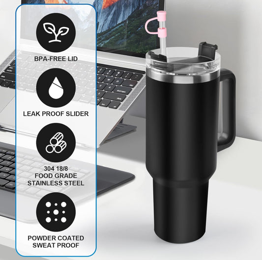 40 oz Personalised Tumbler (Black)