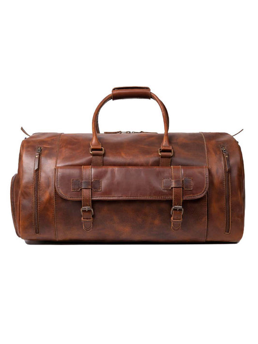 Regent Leather Voyager 46 L leather duffle