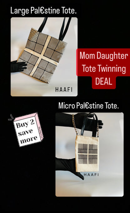 Large & Micro Palestine Totes Deal .