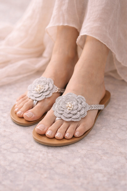 Flora Embellished Flats