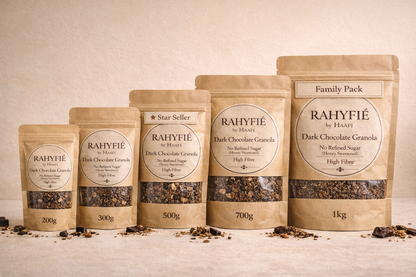 Rahyfie Dark Chocolate Granola (Guilt-Free & No Refined Sugar)